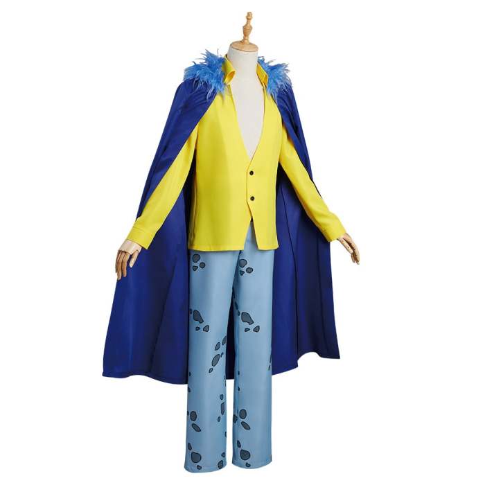 One Piece Trafalgar D. Water Law Outfits Halloween Carnival Suit Cosplay Costume
