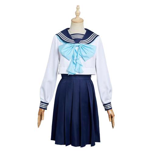 Akebi‘S Sailor Uniform - Komichi Akebi School Uniform Skirt Halloween Carnival Cosplay Costume