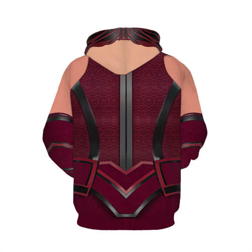 Wanda Vision Tv Scarlet Witch Wanda Django Maximoff Unisex Adult Cosplay 3D Print Hoodie Pullover Sweatshirt