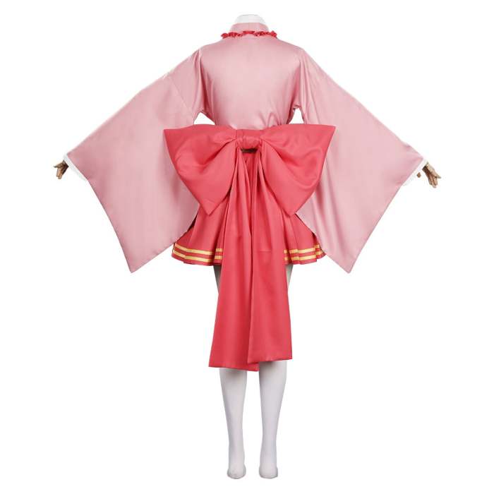 Demon Slayer Maid Dress Outfits Halloween Carnival Suit Tsuyuri Kanawo Cosplay Costume