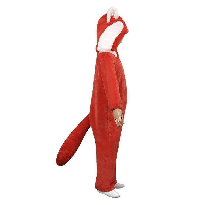 Turning Red Mei Jumpsuit Sleepwear Halloween Carnival Cosplay Costume For Kids Children