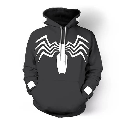 Venom Movie Brock Eddie 3 Unisex Adult Cosplay 3D Print Hoodie Pullover Sweatshirt