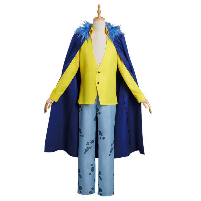 One Piece Trafalgar D. Water Law Outfits Halloween Carnival Suit Cosplay Costume