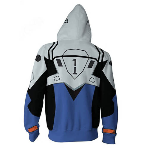 Neon Genesis Evangelion Eva Cartoon Anime Ikari Shinji 01 Unisex Adult Cosplay Zip Up 3D Print Hoodies Jacket Sweatshirt