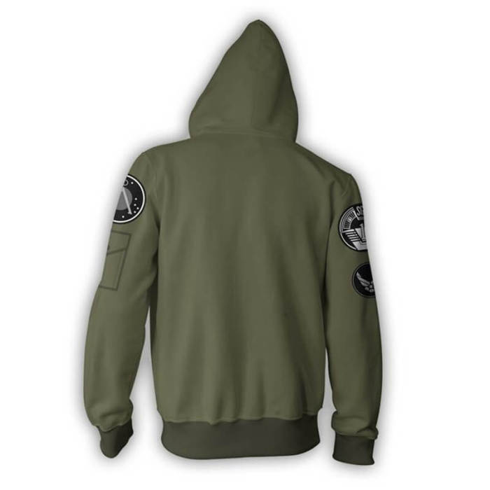 Stargate:Sg-1 Tv Explorer Unit Uniform Unisex Adult Cosplay Zip Up 3D Print Hoodies Jacket Sweatshirt