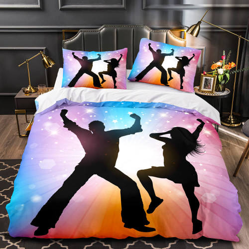 Dance Pattern Bedding Set Quilt Duvet Covers Bed Sets