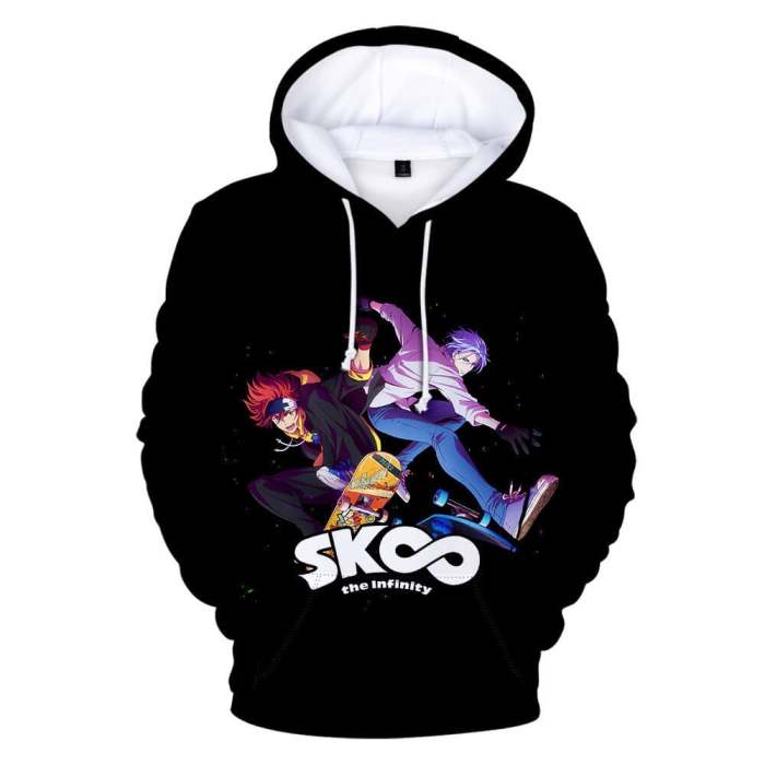 Sk∞ Anime Sk8 The Infinity Hardcore Skaters Reki Kyan And Langa Hasegawa Unisex Adult Cosplay 3D Print Hoodie Pullover Sweatshirt