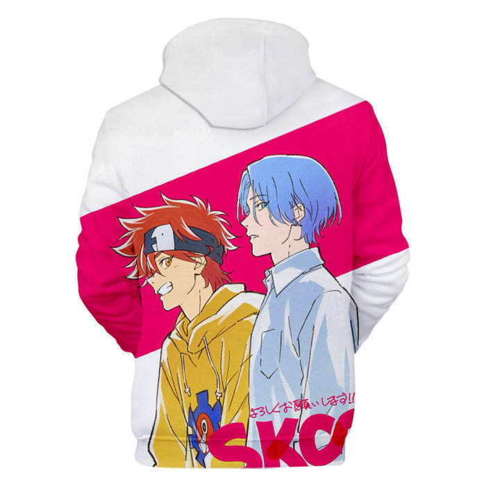 Sk∞ Anime Sk8 The Infinity Hardcore Skaters Reki Kyan And Langa Hasegawa Unisex Adult Cosplay 3D Print Hoodie Pullover Sweatshirt