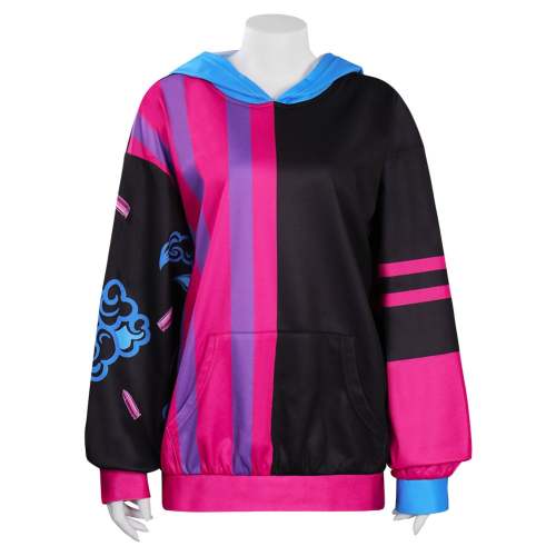 Arcane: League Of Legends Jinx Lol Hoodie Hooded Sweatshiirt Cosplay Costume