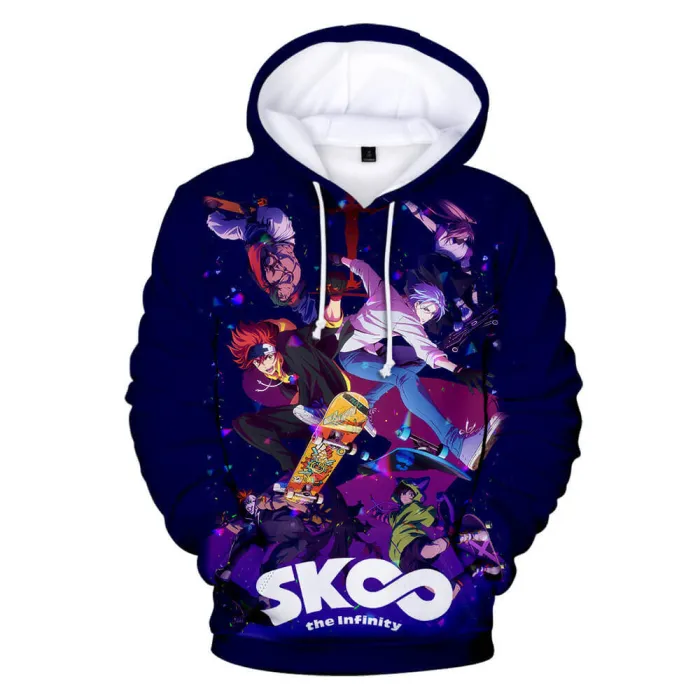 Sk∞ Anime Sk8 The Infinity Hardcore Skaters Unisex Adult Cosplay 3D Print Hoodie Pullover Sweatshirt
