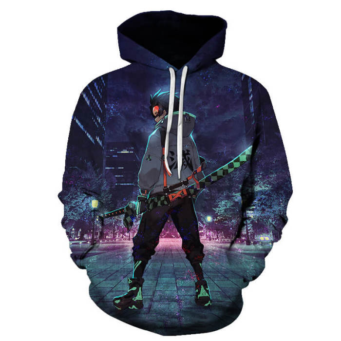 Demon Slayer Kimetsu No Yaiba Anime Kamado Tanjirou 14 Unisex Adult Cosplay 3D Print Hoodie Pullover Sweatshirt