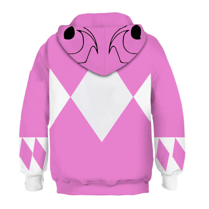 Kids Power Rangers Tv Kimberly Ann Hart Pink Ranger Cosplay 3D Printed Hoodie Pullover Sweatshirt