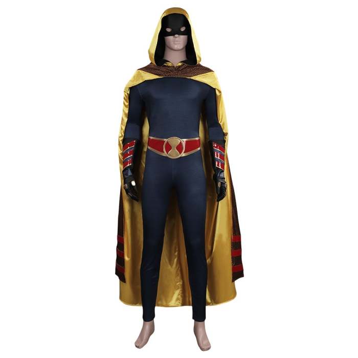 Stargirl - Hourman Jumpsuit Cloak Outfits Halloween Carnival Suit Cosplay Costume