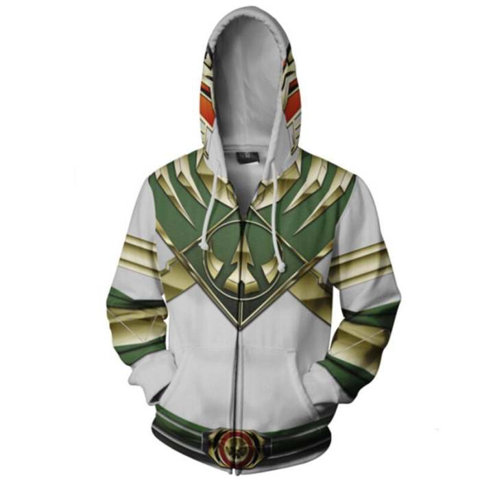 Power Rangers Tv Lord Drakkon Supervillain Evil Power Ranger Unisex Adult Cosplay Zip Up 3D Print Hoodies Jacket Sweatshirt