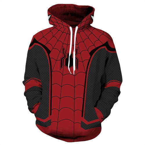 Spider-Man Movie Peter Benjamin Parker 4 Unisex Adult Cosplay 3D Print Hoodie Pullover Sweatshirt