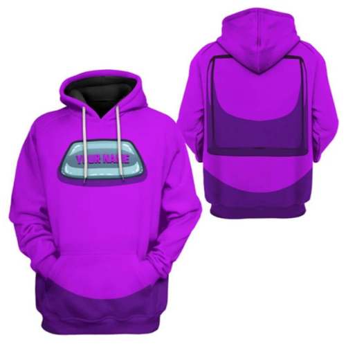 Among Us Game Purple Yellow Red Green Unisex Adult Cosplay 3D Print Hoodie Pullover Sweatshirt