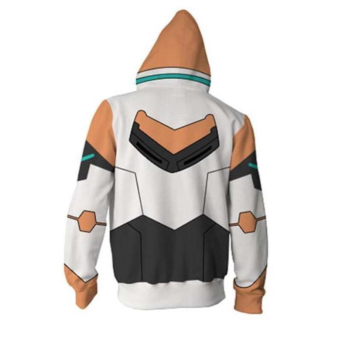 Voltron: Legendary Defender Anime Ryan Kinkade Unisex Adult Cosplay Zip Up 3D Print Hoodies Jacket Sweatshirt