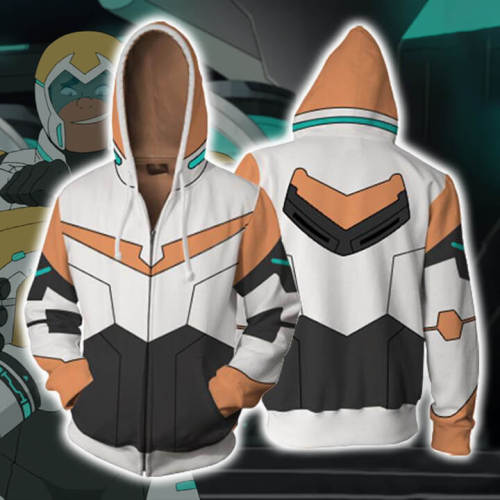 Voltron: Legendary Defender Anime Ryan Kinkade Unisex Adult Cosplay Zip Up 3D Print Hoodies Jacket Sweatshirt