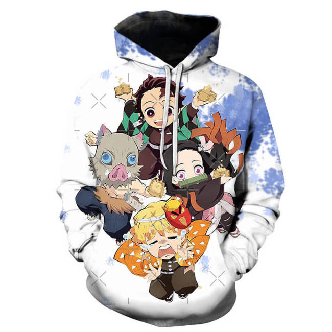 Demon Slayer Kimetsu No Yaiba Anime Kamado Tanjirou 16 Unisex Adult Cosplay 3D Print Hoodie Pullover Sweatshirt