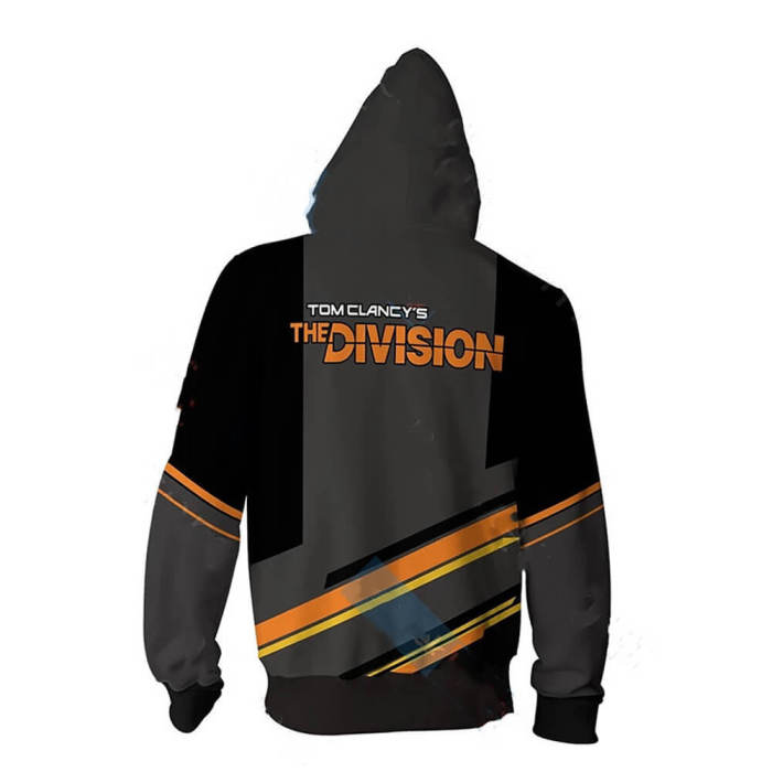Tom Clancy'S The Division 2 Game Demolitionist Sharpshooter Survivalist Unisex Adult Cosplay Zip Up 3D Print Hoodies Jacket Sweatshirt