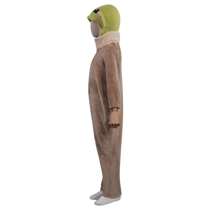 The Mandalorian Baby Yoda Jumpsuit Sleepwear Cosplay Costume For Kids Children