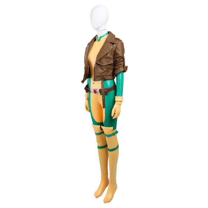 X-Men Rogue / Anna Marie Jumpsuit Outfits Halloween Carnival Suit Cosplay Costume