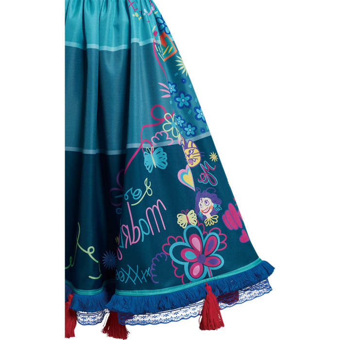 Encanto Mirabel Dress Halloween Carnival Suit Cosplay Costume For Kids Children