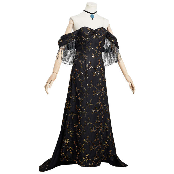 The Witcher - Yennefer Of Vengerberg Cosplay Costume Dress Outfits Halloween Carnival Suit