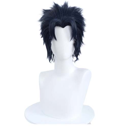 Jojo‘S Bizarre Adventure - Kujo Jotaro Heat Resistant Synthetic Hair Carnival Halloween Party Props Cosplay Wig