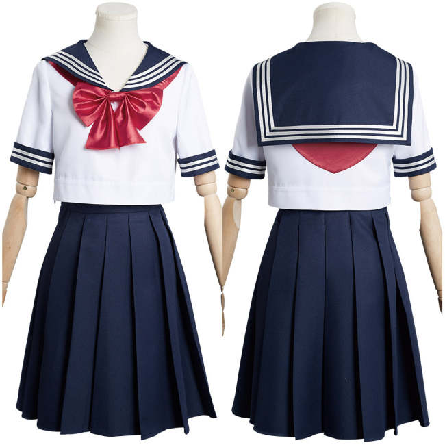 Akebi‘S Sailor Uniform - Komichi Akebi Uniform Halloween Carnival Suit Cosplay Costume