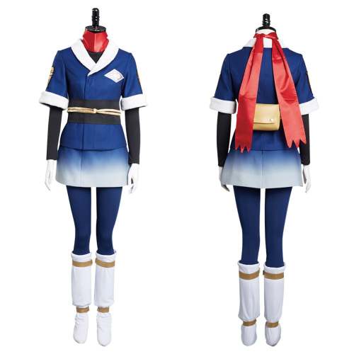 Game Pokémon Legends: Arceus - Akari Outfits Halloween Carnival Suit Cosplay Costume