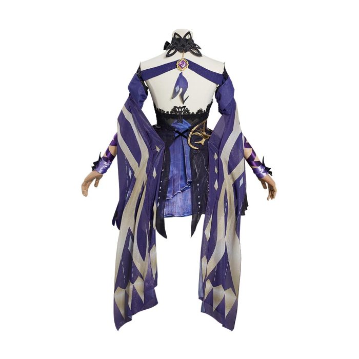 Genshin Impact Keqing Cosplay Costume Outfits Halloween Carnival Suit