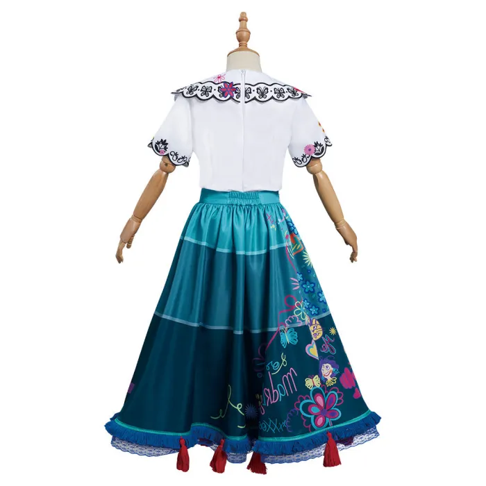 Encanto Mirabel Dress Halloween Carnival Suit Cosplay Costume For Kids Children