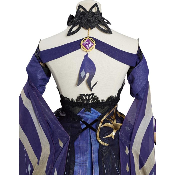 Genshin Impact Keqing Cosplay Costume Outfits Halloween Carnival Suit