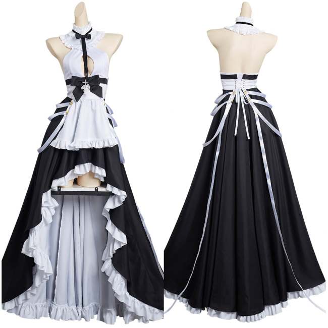 Azur Lane - Kms August Von Parseval Maid Dress Outfits Halloween Carnival Suit Cosplay Costume