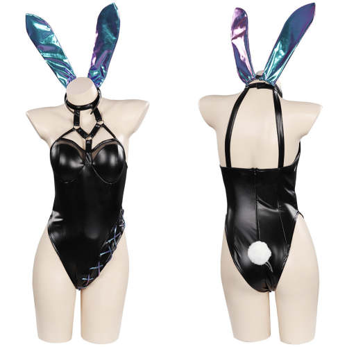 Lol League Of Legends- Kda Bunny Girls Jumpsuit Outfits Halloween Carnival Cosplay Costume