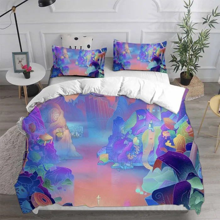 The Midnight Gospel Cosplay Bedding Set Duvet Cover Pillowcases Halloween Home Decor