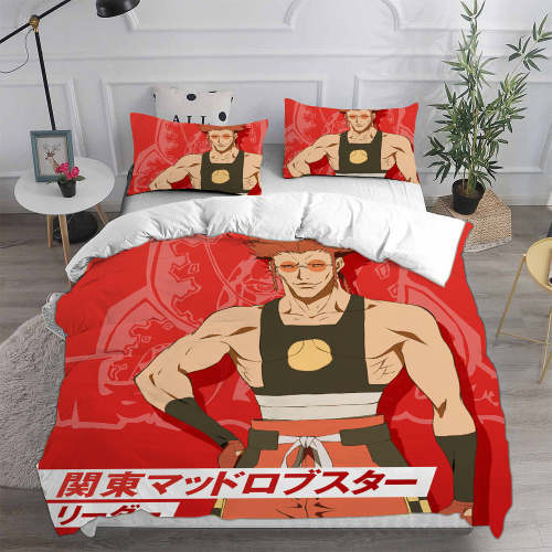 Anime Bubble Cosplay Bedding Set Duvet Cover Pillowcases Halloween Home Decor