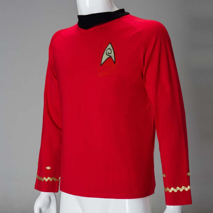 Star Trek Tos The Original Series Captain Kirk Shirt Uniform Halloween Cosplay Costume