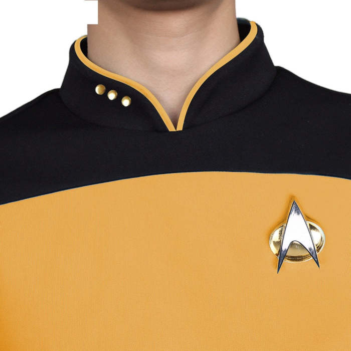 Star Trek Tng The Next Generation Shirt Uniform For Men Coat Halloween Cosplay Costume