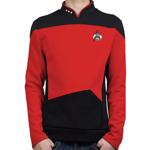Star Trek Tng The Next Generation Shirt Uniform For Men Coat Halloween Cosplay Costume