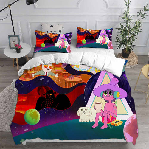 The Midnight Gospel Cosplay Bedding Set Duvet Cover Pillowcases Halloween Home Decor