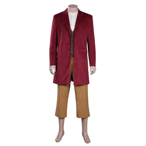 The Hobbit Bilbo Baggins Outfits Halloween Carnival Suit Cosplay Costume