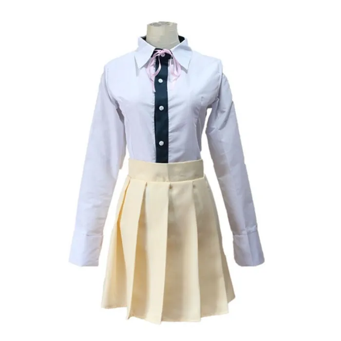 High School Students Uniform Anime Danganronpa Nanami Chiaki Cosplay Costume Long-Sleeved Jacket Short Loli Skirt