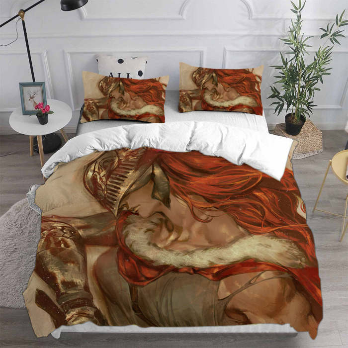 Elden Ring Cosplay Bedding Set Duvet Cover Pillowcases Halloween Home Decor