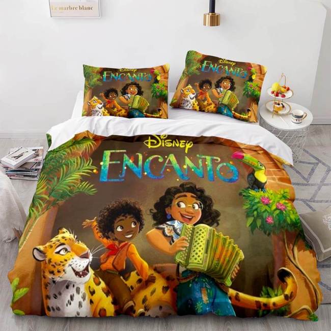  Encanto Bedding Set The Madrigal Family Quilt Duvet Cover Sets