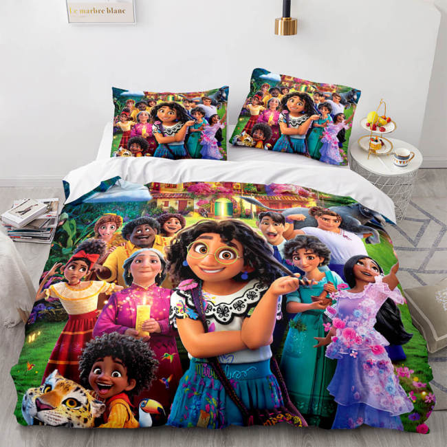 Encanto Bedding Set Cosplay Mirabel Duvet Cover Comforter Set