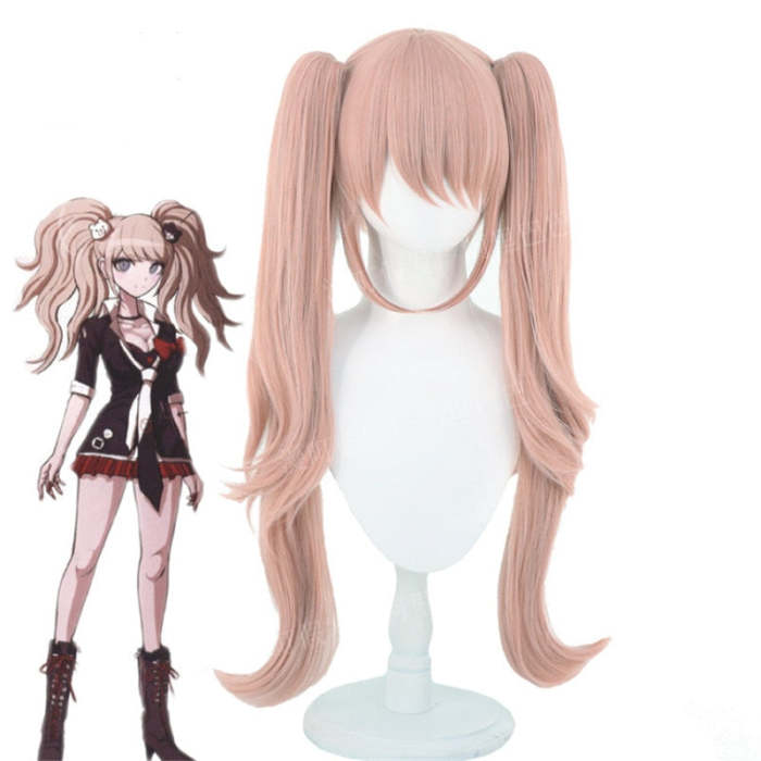 Anime Danganronpa Trigger Happy Havoc Women Enoshima Junko Cosplay Wig Enoshima Junko Role Play Ponytails 80Cm Accessories