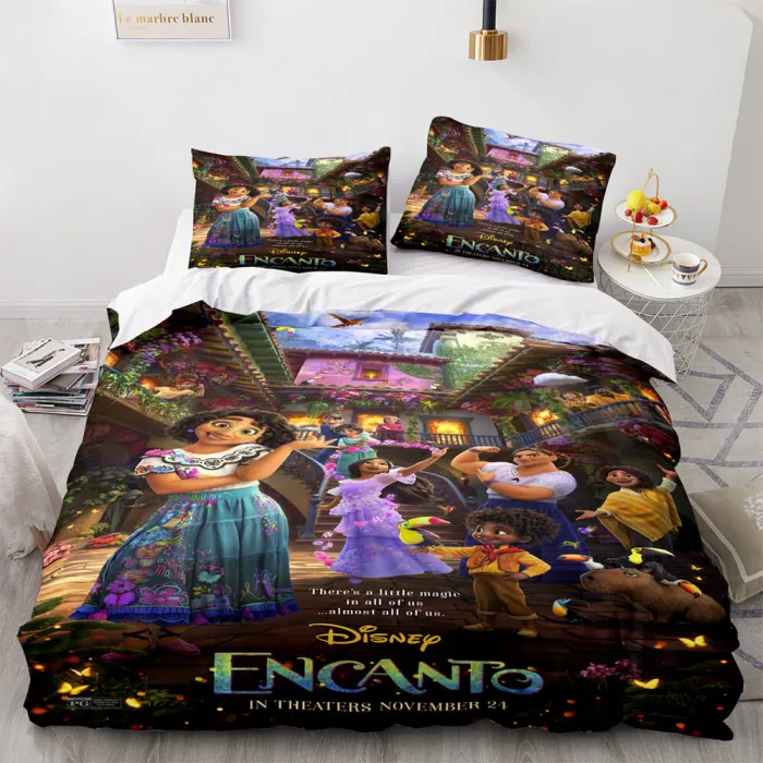 Encanto Bedding Set Cosplay Mirabel Duvet Cover Comforter Set