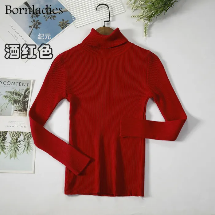 2022 Basic Turtleneck Women Sweaters Autumn Winter Tops Slim Women Pullover Knitted Sweater Jumper Soft Warm Pull